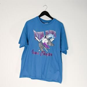 Vintage Single Stitch T-Shirt, Flying Elvis, size XL